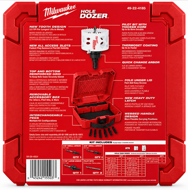 Набор коронок Bi-Metal Milwaukee 28 шт.
