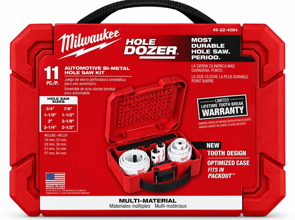 Набір коронок Bi Metal Milwaukee 11 шт.