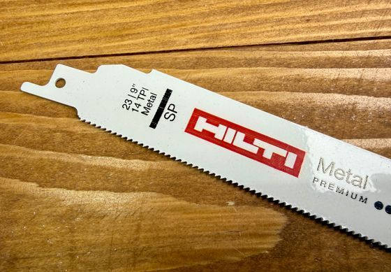 Полотно по металлу HILTI 23 см 14 tpi для сабельной пилы