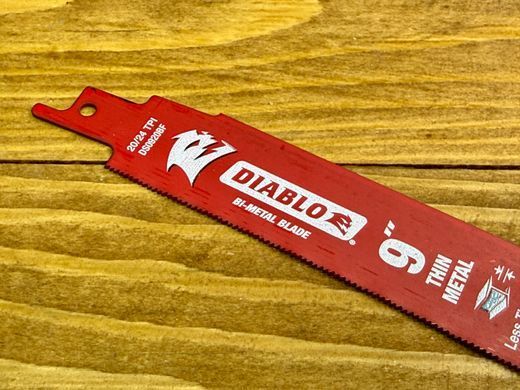 Полотно по металлу DIABLO 23 см 20/24 TPI для сабельной пилы