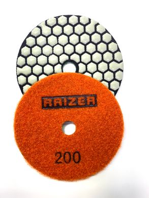 Диск шліфувальний для плитки Р200 (черепашка) RAIZER сотовий