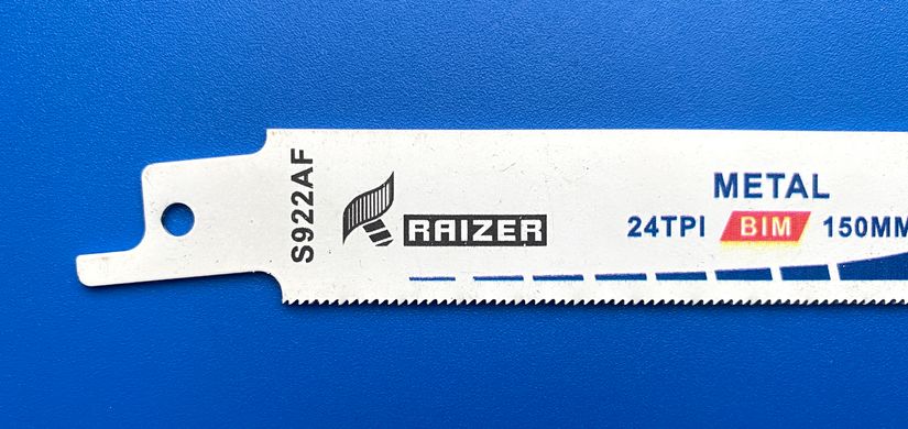 Полотно для сабельной пилы RAIZER 150 мм по металлу S922AF