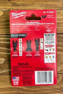 Набор полотен для реноватора Milwaukee 49-10-9005 (3 шт.)