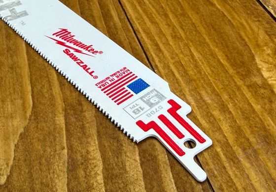 Полотно по металлу Milwaukee TORCH 23 см 5788 18 tpi для шабельної пилки