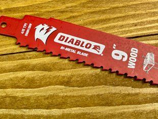 Полотно для сабельной пилы DIABLO 23 см 4/6 TPI по дереву