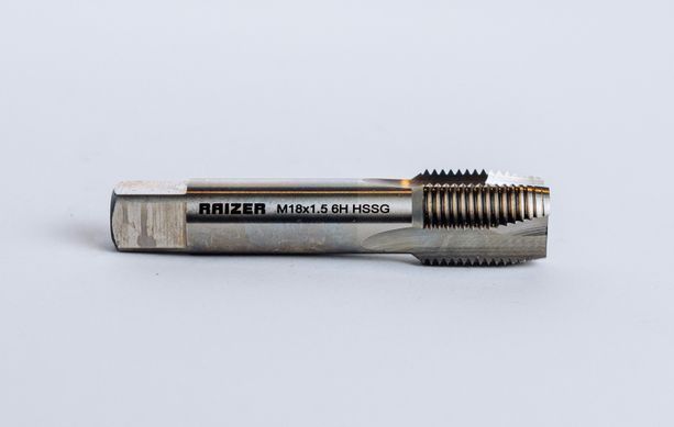 Метчик М18х1.5 метрический HSS-G RAIZER