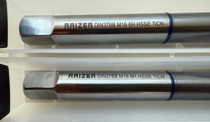 Мітчик М16х2 HSS-E RAIZER (кобальт) DIN 376