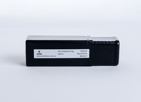 Метчик М22х2.5 метрический HSS-G RAIZER