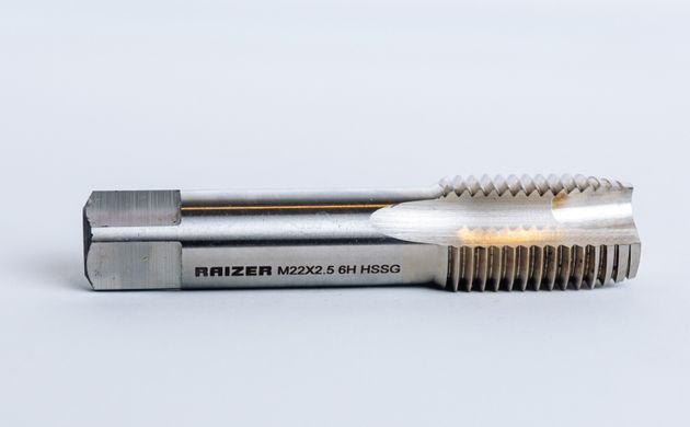 Метчик М22х2.5 метрический HSS-G RAIZER