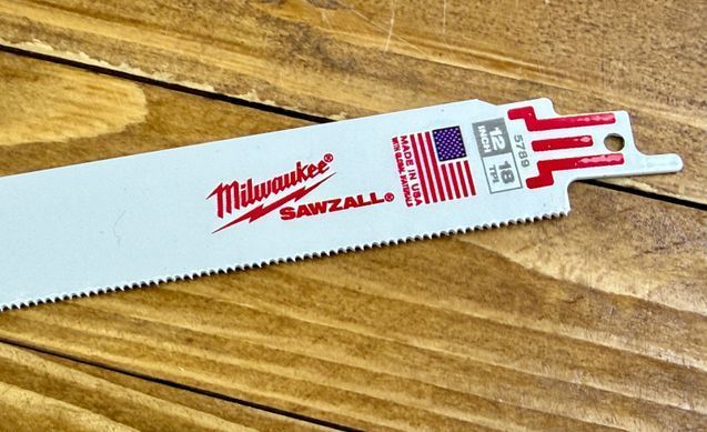 Полотно Milwaukee TORCH 30 см 5789 18 tpi для шабельної пилки