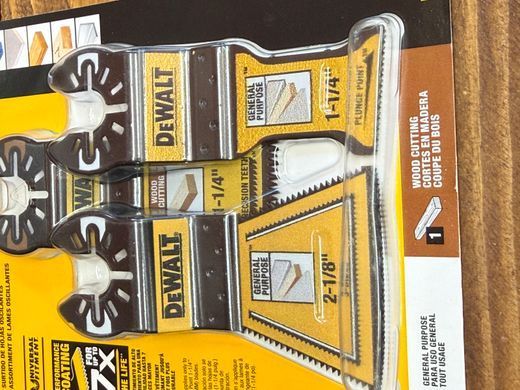Полотна для реноватора DeWALT для дерева DWA423SET 3 шт.