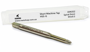 Мітчик М3х0.5 метричний HSS-G RAIZER