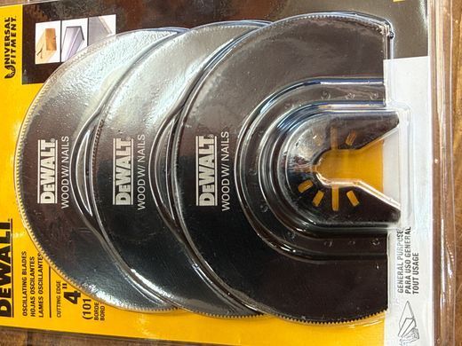 Полотна для реноватора DeWALT для дерева DWA4212 3 шт.